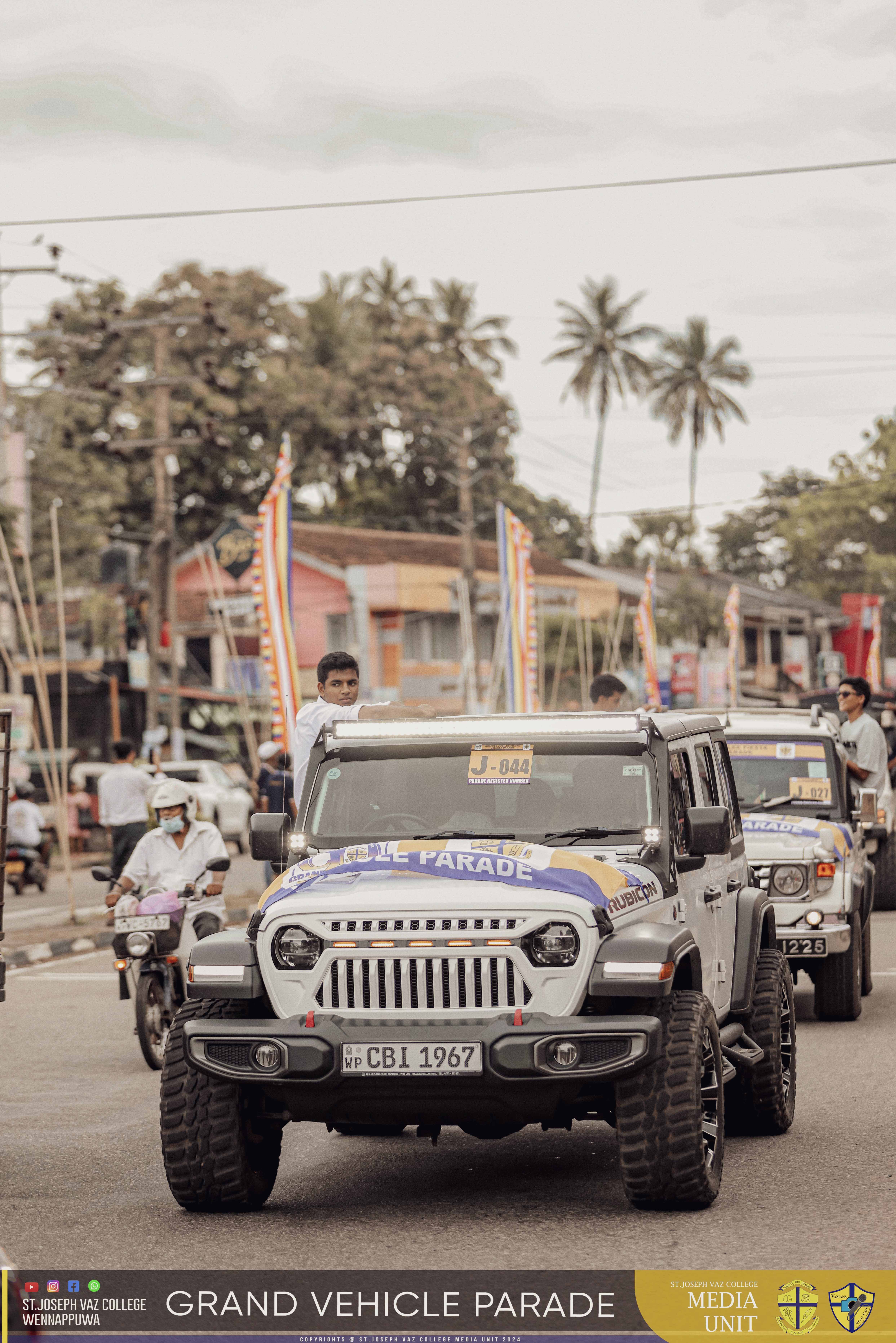 Grand Vehicle Parade - Granite Jubilee Fiesta - St. Joseph Vaz College - Wennappuwa - Sri Lanka