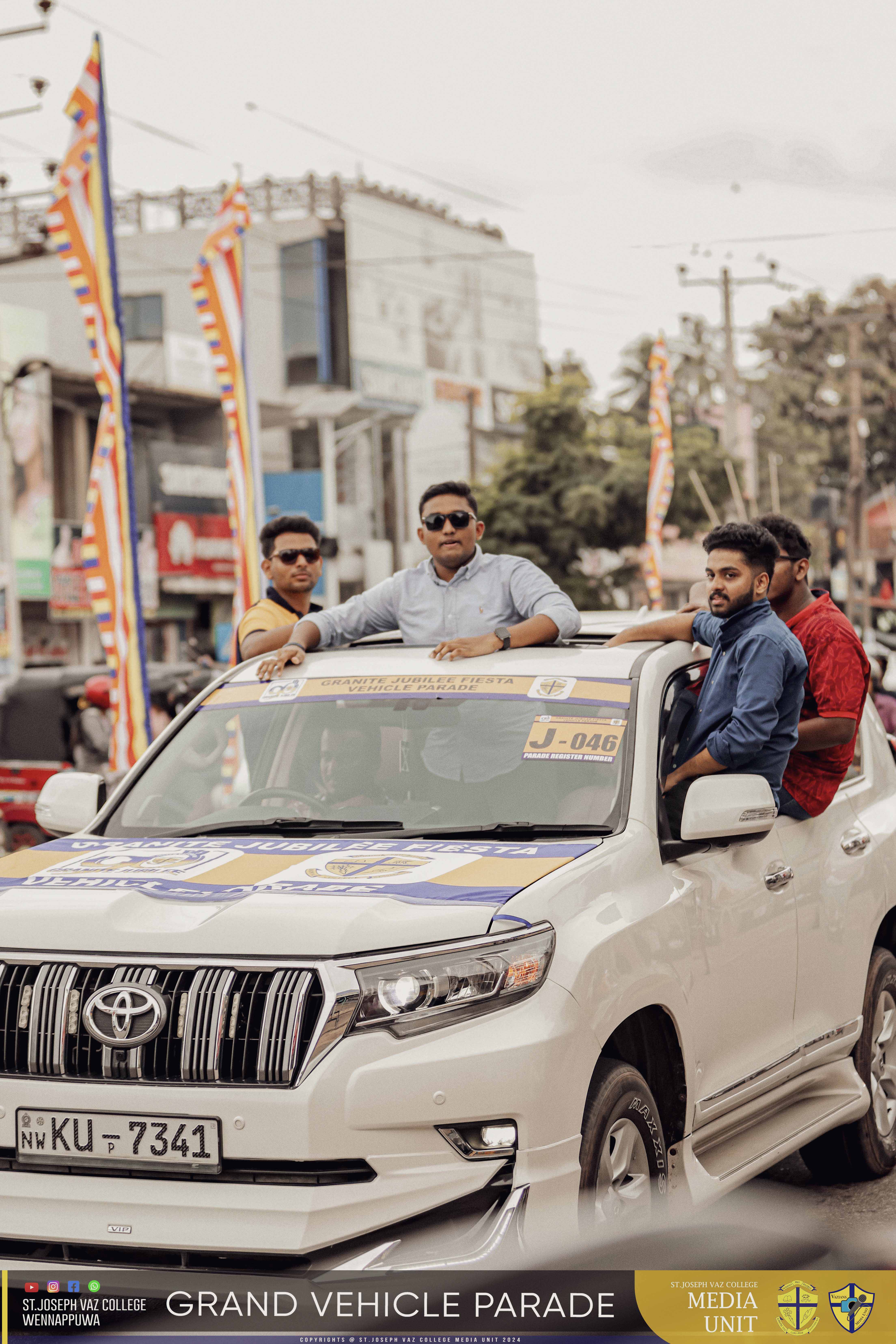 Grand Vehicle Parade - Granite Jubilee Fiesta - St. Joseph Vaz College - Wennappuwa - Sri Lanka