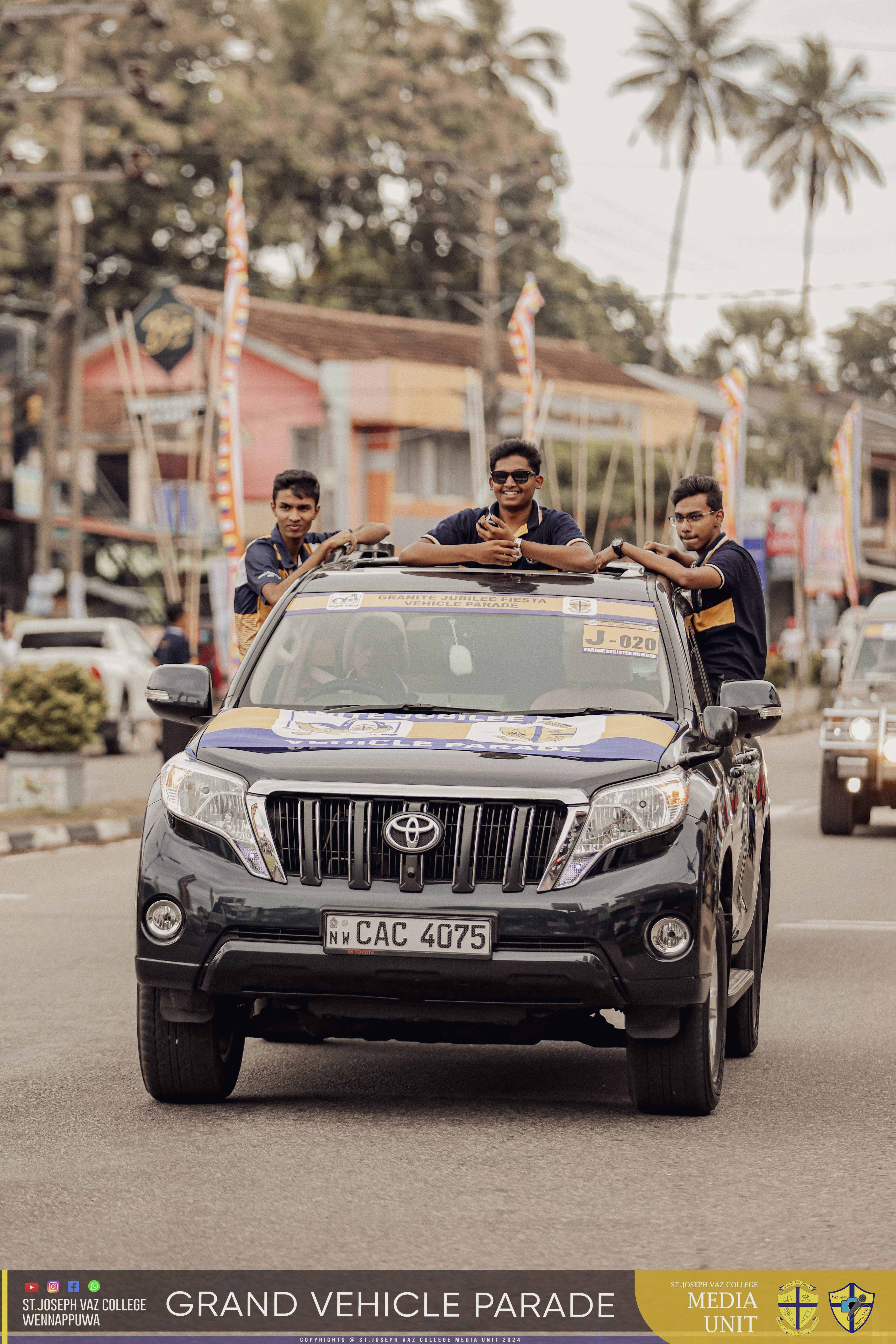 Grand Vehicle Parade - Granite Jubilee Fiesta - St. Joseph Vaz College - Wennappuwa - Sri Lanka