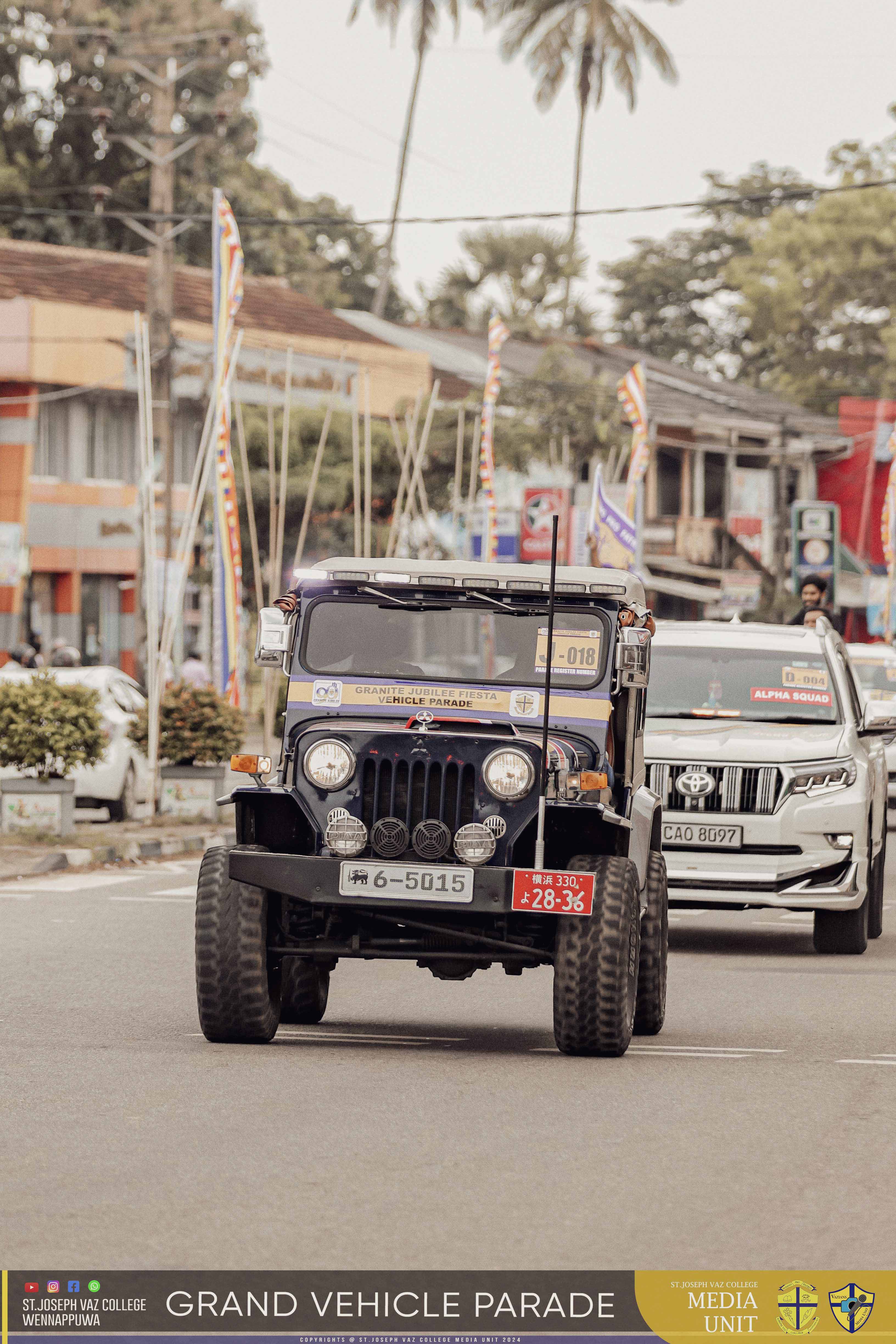 Grand Vehicle Parade - Granite Jubilee Fiesta - St. Joseph Vaz College - Wennappuwa - Sri Lanka