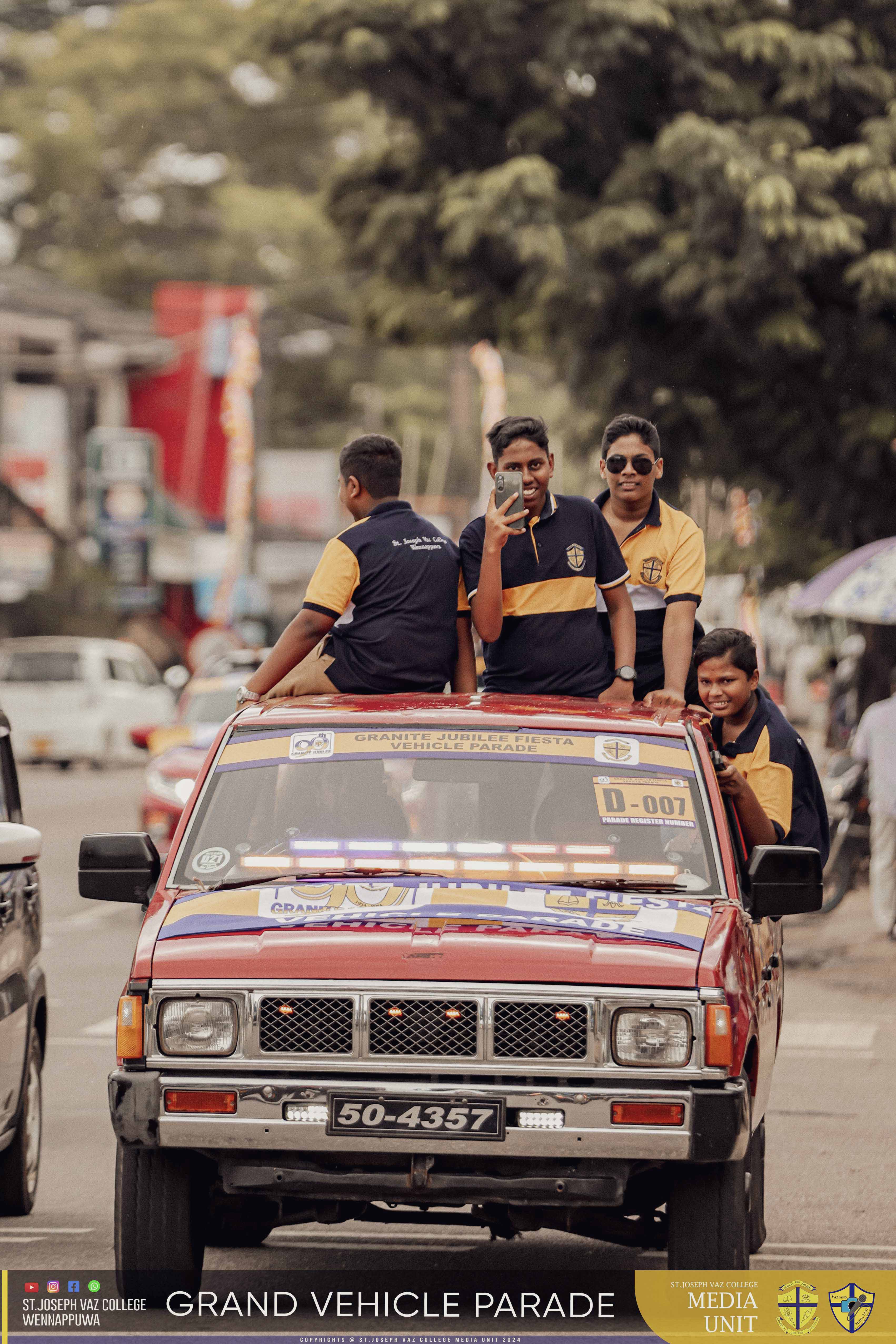 Grand Vehicle Parade - Granite Jubilee Fiesta - St. Joseph Vaz College - Wennappuwa - Sri Lanka