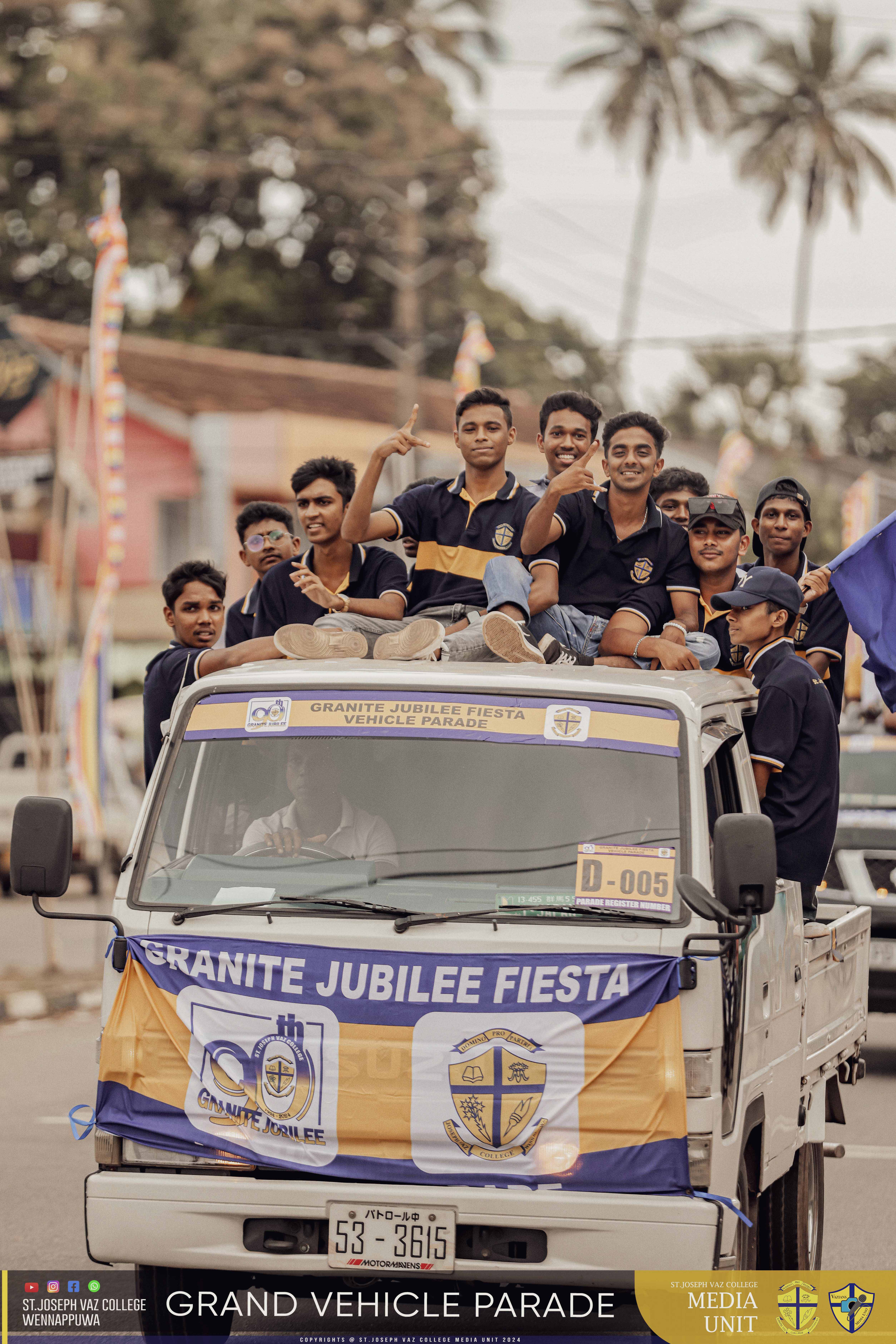 Grand Vehicle Parade - Granite Jubilee Fiesta - St. Joseph Vaz College - Wennappuwa - Sri Lanka