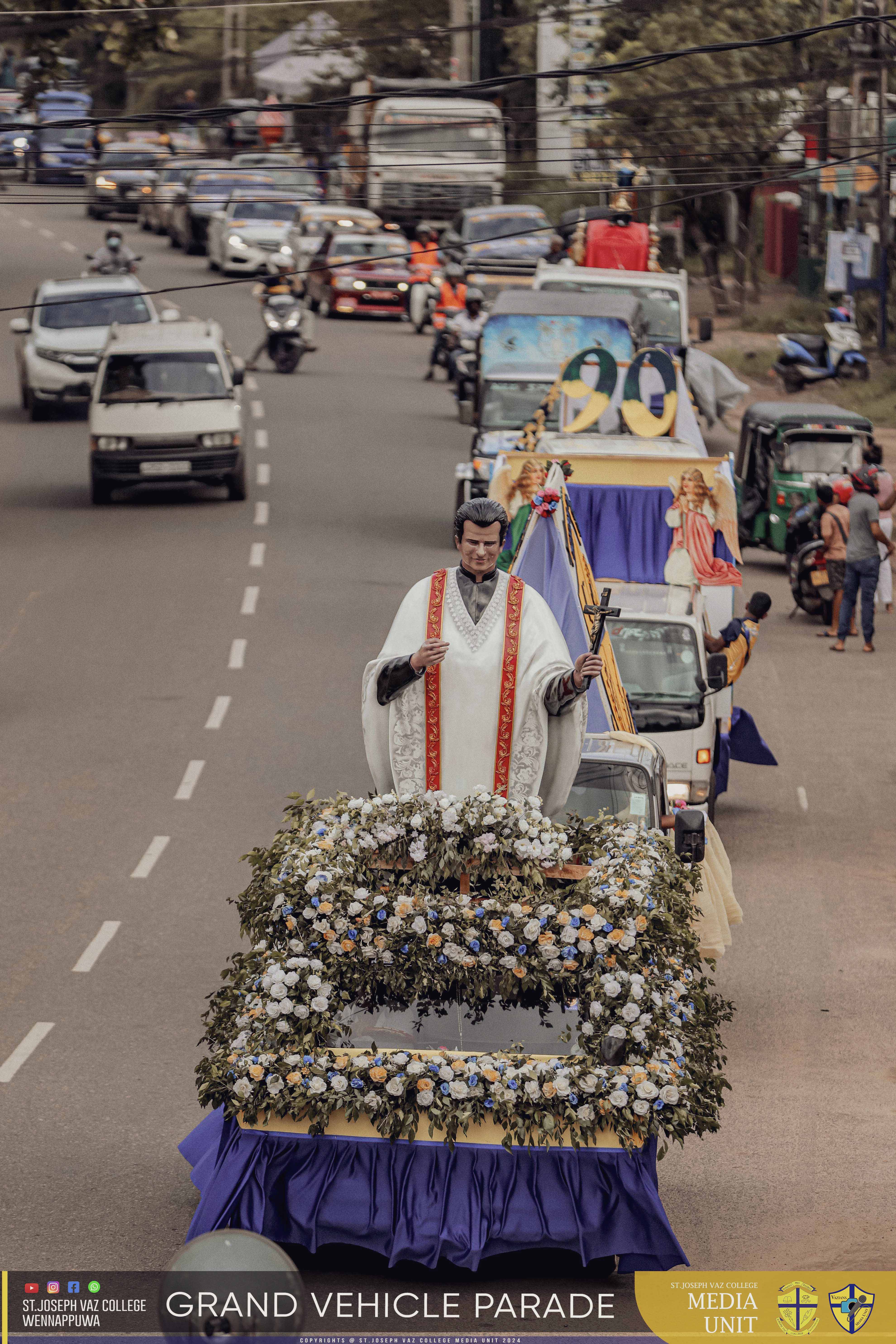 Grand Vehicle Parade - Granite Jubilee Fiesta - St. Joseph Vaz College - Wennappuwa - Sri Lanka