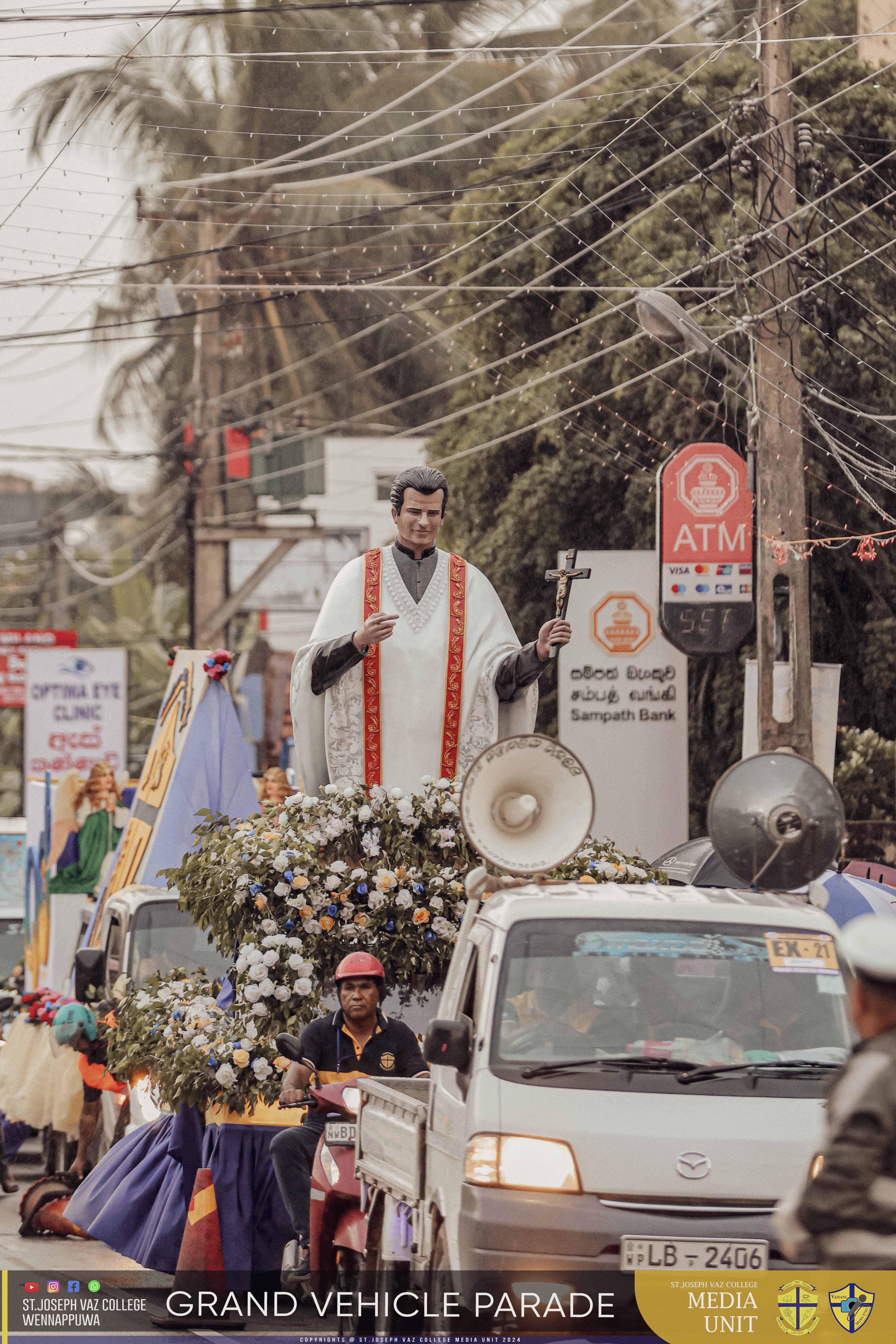 Grand Vehicle Parade - Granite Jubilee Fiesta - St. Joseph Vaz College - Wennappuwa - Sri Lanka