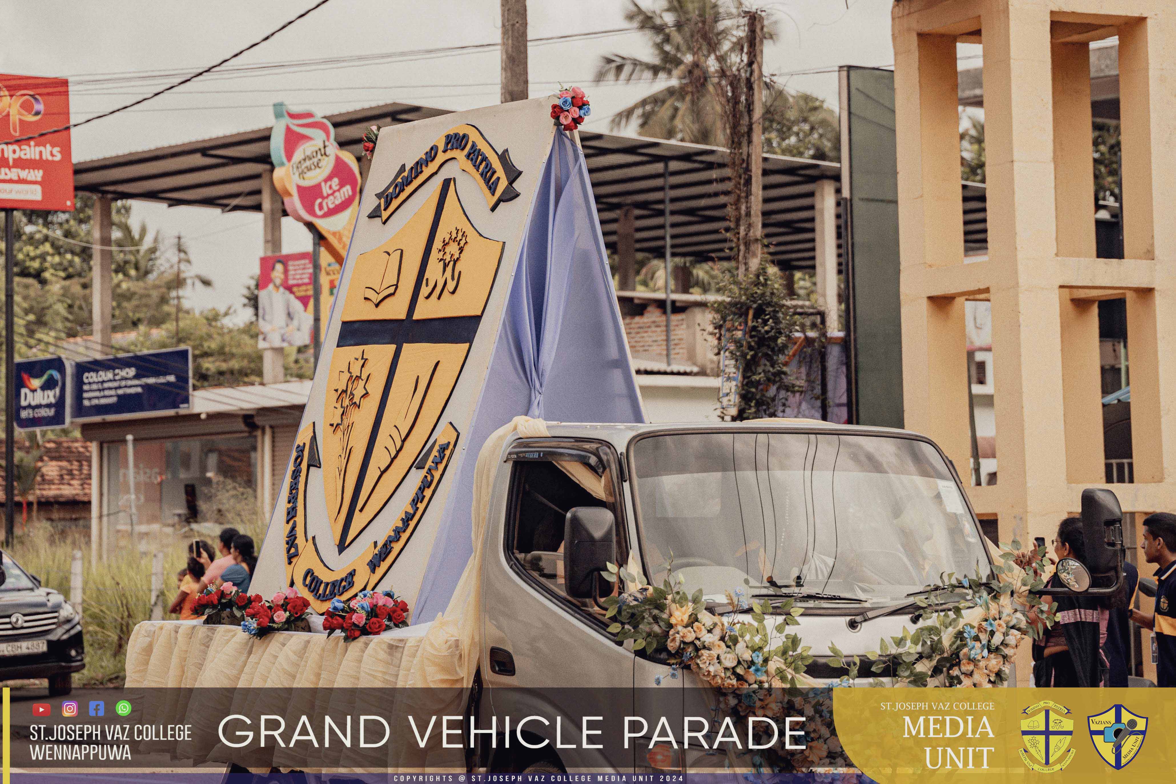 Grand Vehicle Parade - Granite Jubilee Fiesta - St. Joseph Vaz College - Wennappuwa - Sri Lanka