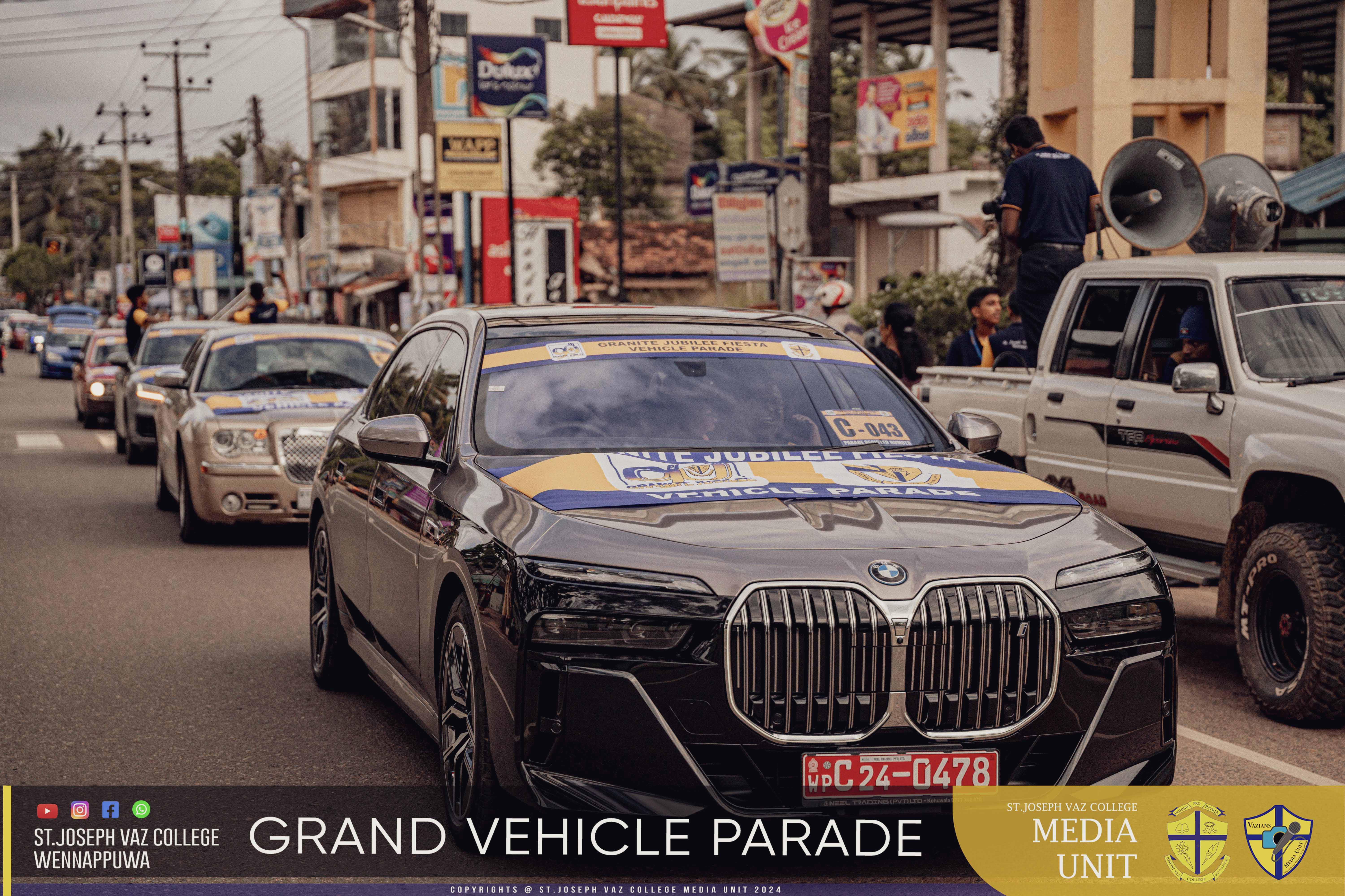 Grand Vehicle Parade - Granite Jubilee Fiesta - St. Joseph Vaz College - Wennappuwa - Sri Lanka