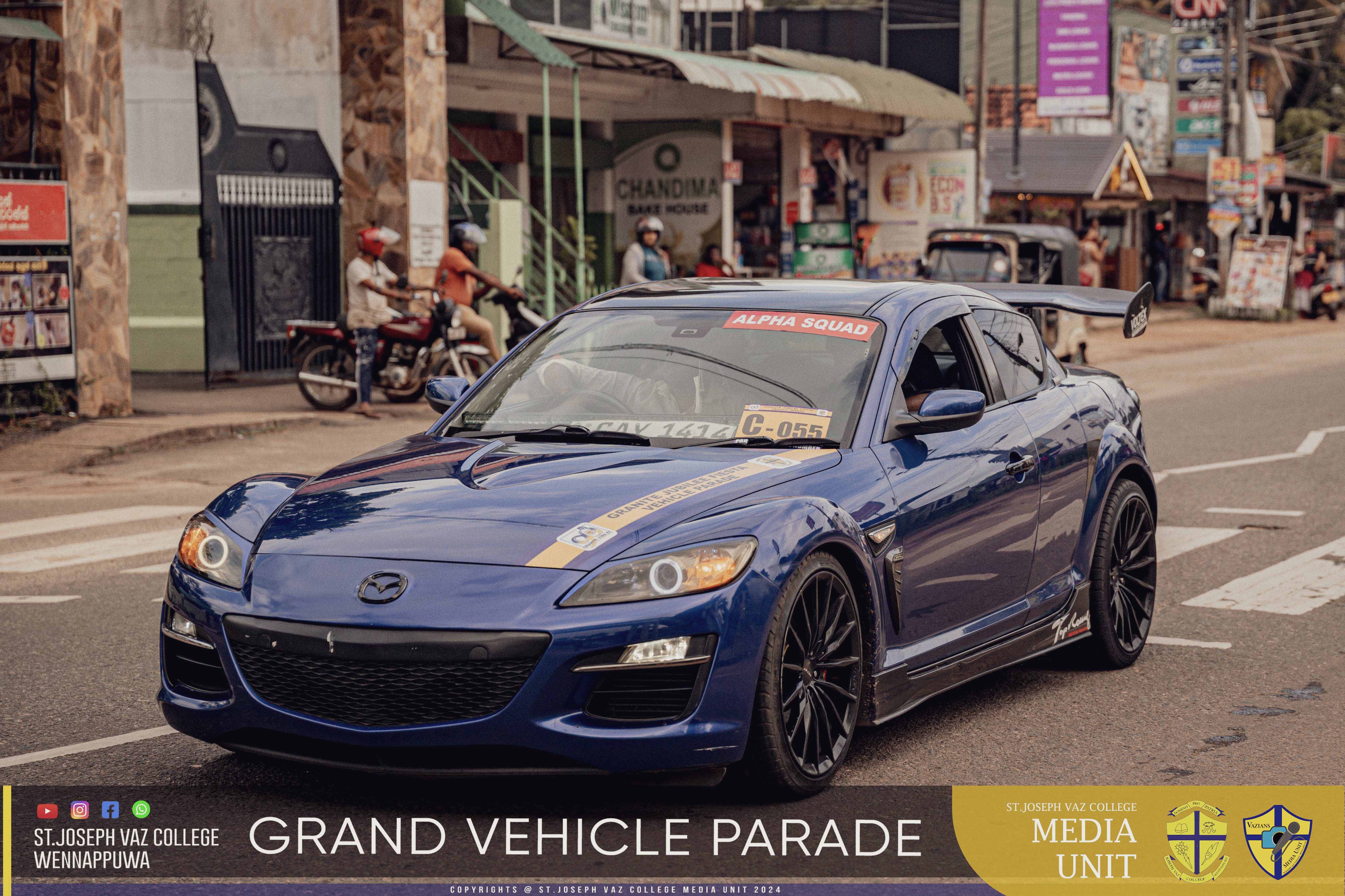 Grand Vehicle Parade - Granite Jubilee Fiesta - St. Joseph Vaz College - Wennappuwa - Sri Lanka