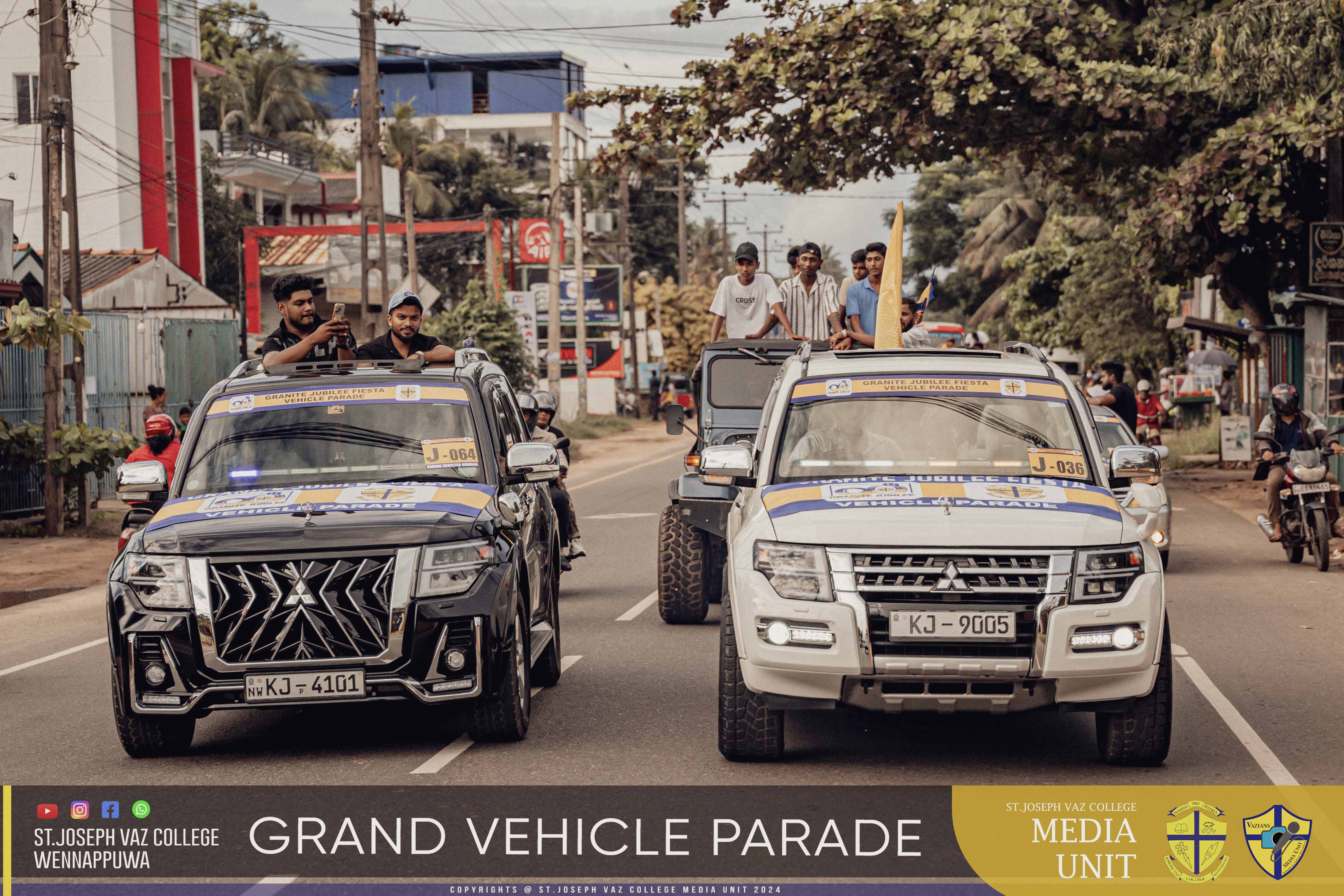 Grand Vehicle Parade - Granite Jubilee Fiesta - St. Joseph Vaz College - Wennappuwa - Sri Lanka