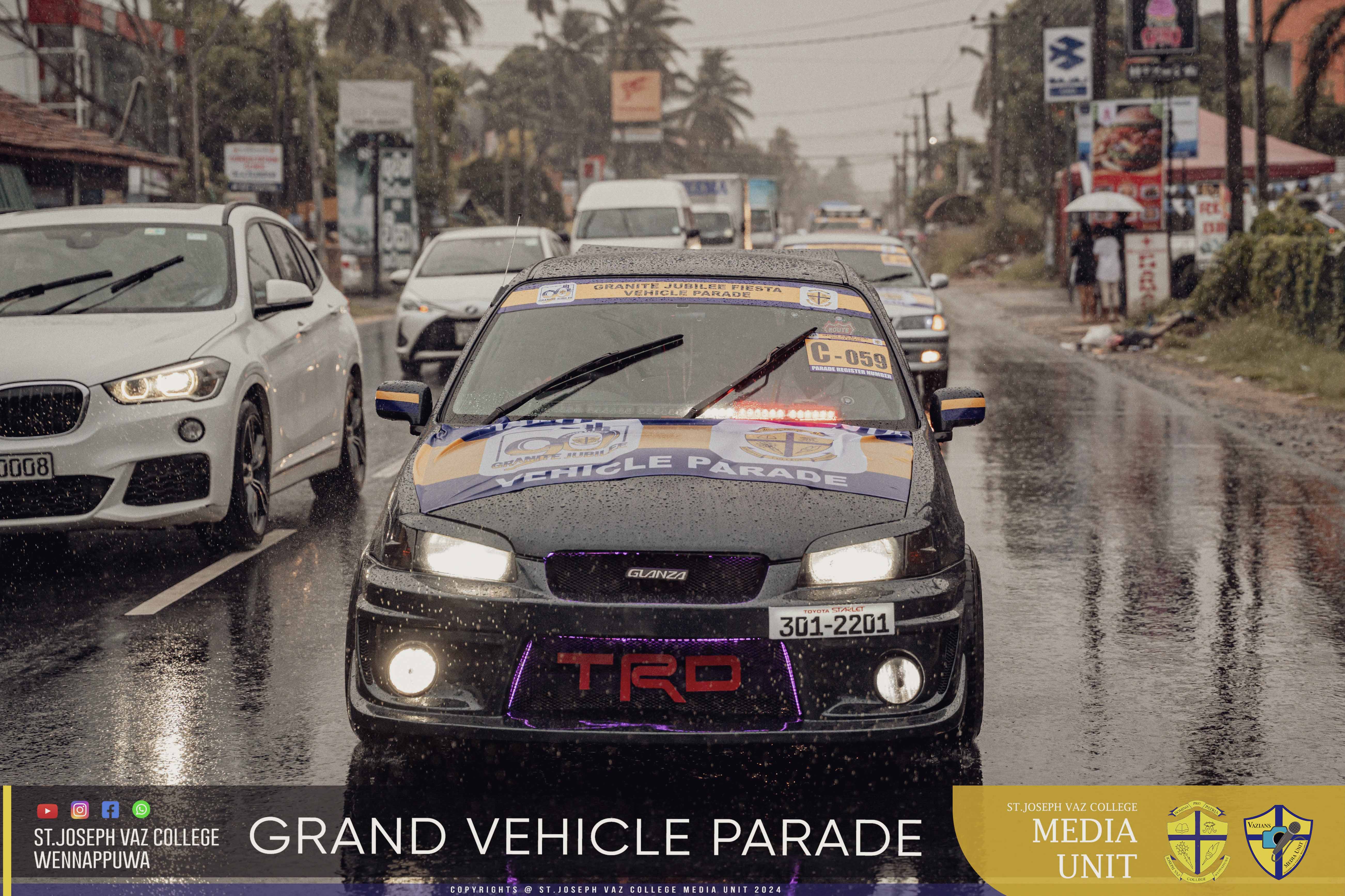 Grand Vehicle Parade - Granite Jubilee Fiesta - St. Joseph Vaz College - Wennappuwa - Sri Lanka