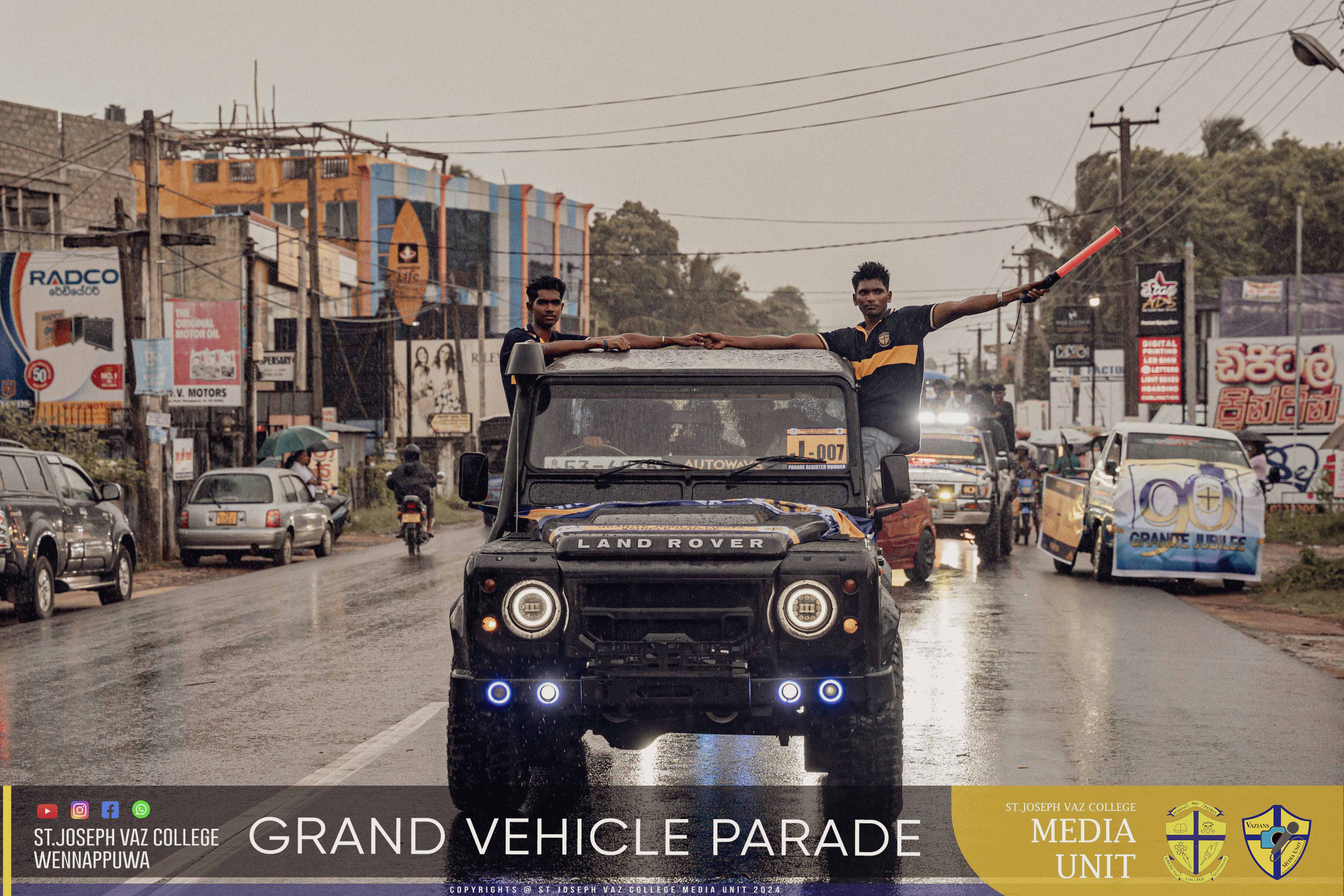 Grand Vehicle Parade - Granite Jubilee Fiesta - St. Joseph Vaz College - Wennappuwa - Sri Lanka