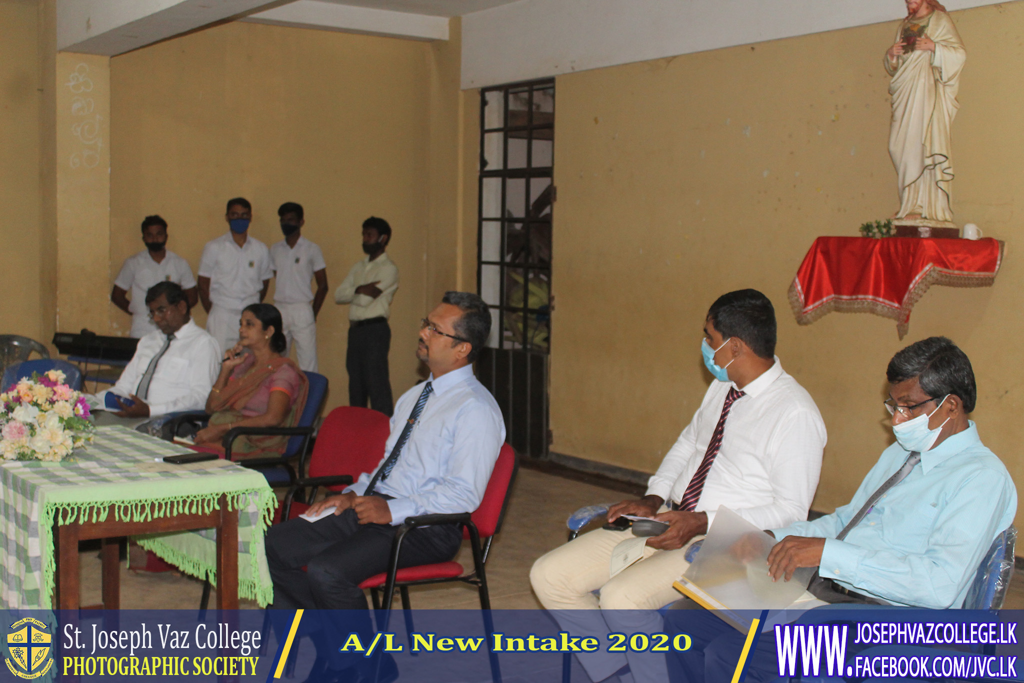 Advanced Level New Intake 2020 - St. Joseph Vaz College - Wennappuwa - Sri Lanka