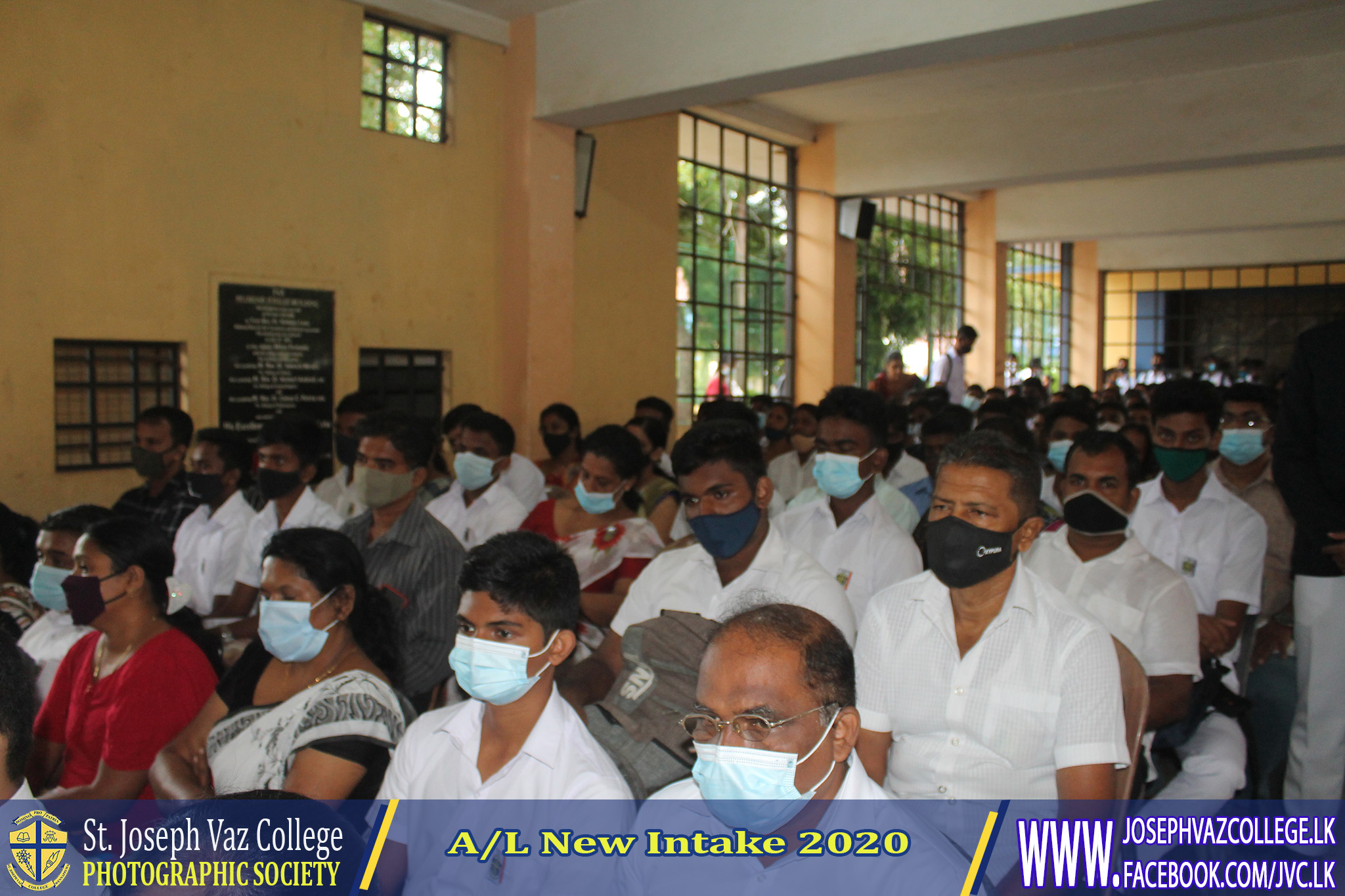 Advanced Level New Intake 2020 - St. Joseph Vaz College - Wennappuwa - Sri Lanka
