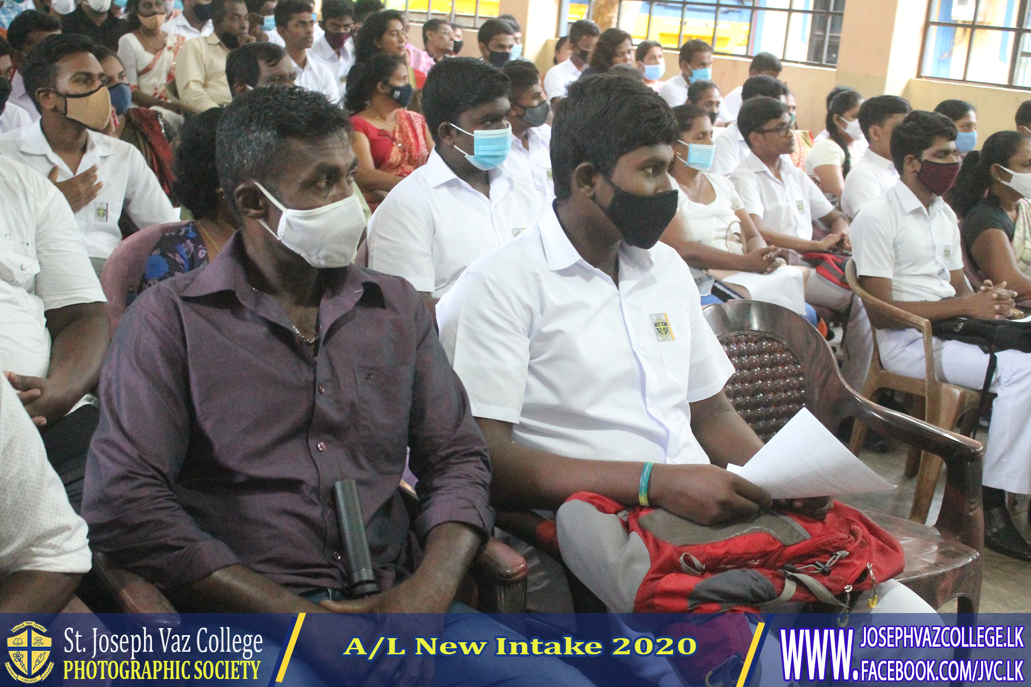 Advanced Level New Intake 2020 - St. Joseph Vaz College - Wennappuwa - Sri Lanka